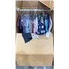 Image 2 : WARDROBE BOX OF ASSORTED CLOTHING (BOX AND ALL CONTENTS MUST BE TAKEN)
