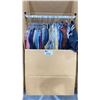 Image 2 : WARDROBE BOX OF ASSORTED CLOTHING (BOX AND ALL CONTENTS MUST BE TAKEN)