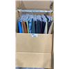Image 2 : WARDROBE BOX OF ASSORTED CLOTHING (BOX AND ALL CONTENTS MUST BE TAKEN)
