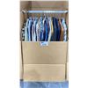 Image 2 : WARDROBE BOX OF ASSORTED CLOTHING (BOX AND ALL CONTENTS MUST BE TAKEN)