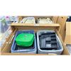 Image 1 : PALLET OF 2 LARGE BOXES OF ASSORTED LAUNDRY BASKETS, LAUNDRY BAGS & MORE