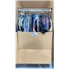 Image 2 : WARDROBE BOX OF ASSORTED CLOTHING (BOX AND ALL CONTENTS MUST BE TAKEN)
