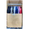Image 2 : WARDROBE BOX OF ASSORTED CLOTHING (BOX AND ALL CONTENTS MUST BE TAKEN)