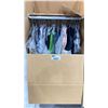 Image 2 : WARDROBE BOX OF ASSORTED CLOTHING (BOX AND ALL CONTENTS MUST BE TAKEN)