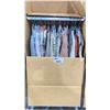 Image 2 : WARDROBE BOX OF ASSORTED CLOTHING (BOX AND ALL CONTENTS MUST BE TAKEN)