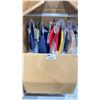Image 2 : WARDROBE BOX OF ASSORTED CLOTHING (BOX AND ALL CONTENTS MUST BE TAKEN)