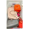 Image 2 : 3 LARGE BINS OF ASSORTED HANDBAGS