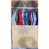 Image 2 : WARDROBE BOX OF ASSORTED CLOTHING (BOX AND ALL CONTENTS MUST BE TAKEN)