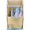 Image 2 : WARDROBE BOX OF ASSORTED CLOTHING (BOX AND ALL CONTENTS MUST BE TAKEN)