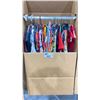 Image 2 : WARDROBE BOX OF ASSORTED CLOTHING (BOX AND ALL CONTENTS MUST BE TAKEN)