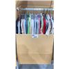Image 2 : WARDROBE BOX OF ASSORTED CLOTHING (BOX AND ALL CONTENTS MUST BE TAKEN)