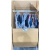 Image 2 : WARDROBE BOX OF ASSORTED CLOTHING (BOX AND ALL CONTENTS MUST BE TAKEN)
