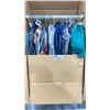 Image 2 : WARDROBE BOX OF ASSORTED CLOTHING (BOX AND ALL CONTENTS MUST BE TAKEN)