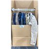 Image 2 : WARDROBE BOX OF ASSORTED CLOTHING (BOX AND ALL CONTENTS MUST BE TAKEN)