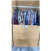 Image 2 : WARDROBE BOX OF ASSORTED CLOTHING (BOX AND ALL CONTENTS MUST BE TAKEN)
