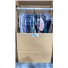 Image 2 : WARDROBE BOX OF ASSORTED CLOTHING (BOX AND ALL CONTENTS MUST BE TAKEN)