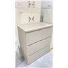 Image 2 : METAL FILE CABINET & 8 BAY LOCKING METAL CUBBY WITH KEYS