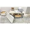 Image 1 : 2 FOLDING TABLES & HP SMART TANK 5101 PRINTER, INK & PAPER