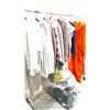 Image 2 : RACK OF ASSORTED WARDROBE CLOTHING (RACK INCLUDED & MUST BE TAKEN) & BAG OF CLOTHING