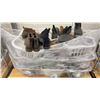 Image 2 : ROLLING RACK OF ASSORTED SHOES (RACK INCLUDED & MUST BE TAKEN)