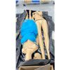 Image 2 : (2) ASSORTED MANNEQUINS WITH CARRY BAG