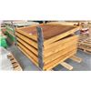 Image 2 : PALLET OF (8) 70" X 52" WOOD & METAL SCREENS