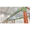 Image 2 : 9 SECTIONS OF PALLET RACKING INCLUDING; (11) 8' UPRIGHTS, (44) 8' CROSS BEAMS & (36) RACKING MESH