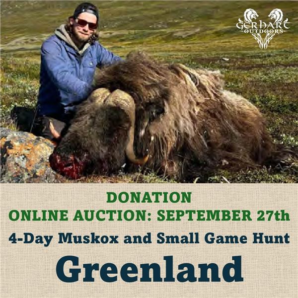 4-Day Spring Muskox & Small Game Hunt in Greenland