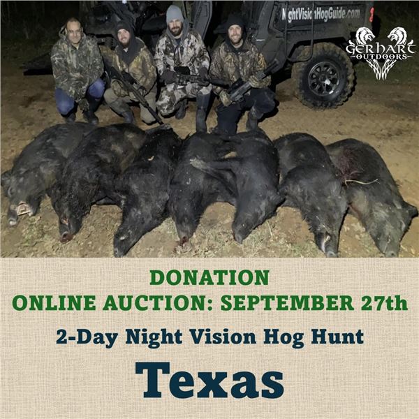2-Day Night Vision Hog Hunt in Texas