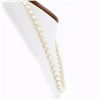 Image 2 : Vintage 18" 9.5mm Graduated Pearl Strand Necklace with 14k Gold Filigree Clasp