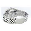 Image 6 : Rolex Mens Quickset Stainless Steel Gray Index Datejust Fluted Bezel Jubilee Ban