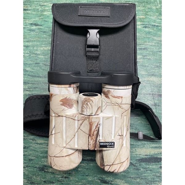 MINOX BR 10x42 Real Tree Snow Camo Binoculars