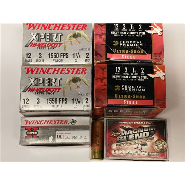 Ammo Lot 51 - Assorted 12ga 3in 2 shot shells