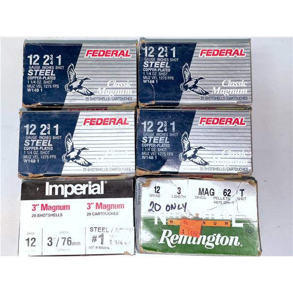 Ammo Lot 52 - Assorted 12ga Steel Shotgun shells