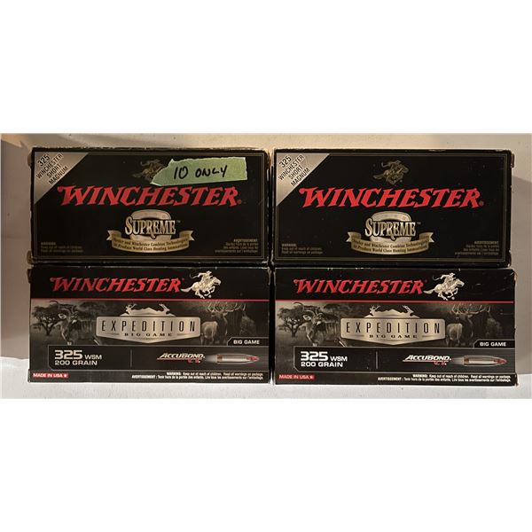 70 rnds Assorted Winchester 325 WSM