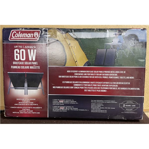 COLEMAN Briefcase Solar Panel