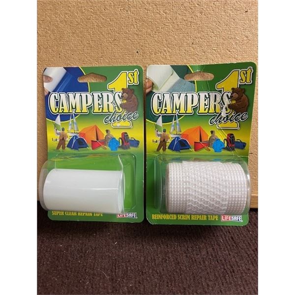 Assorted Camper's First Choice Tent Repair Tape