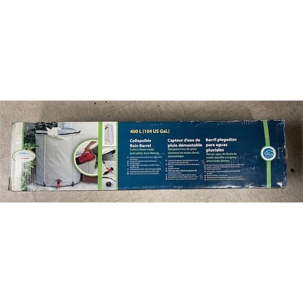 HEAVEN + EARTH 400L Collapsible Rain Barrel
