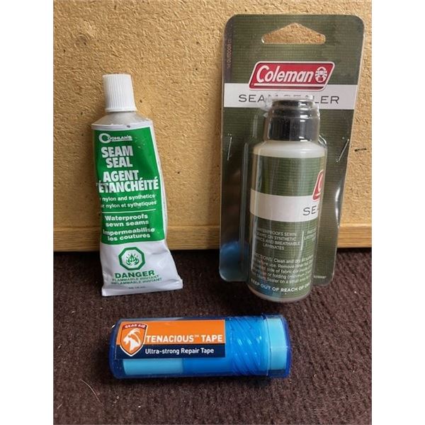 Assorted Seam Sealers and Repair tape