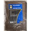 Image 1 : POWER FIST 12 x 16ft Polyethylene Tarp -Brown