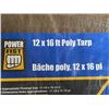 Image 3 : POWER FIST 12 x 16ft Polyethylene Tarp -Brown
