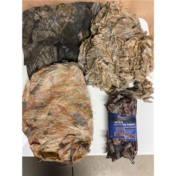 PLANO SYNERGY 3D Blind Fabric and assorted blind fabrics