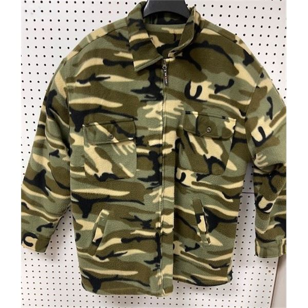 WOODLANDS Camo Pile Lined Fleece Jacket Sz XL, Mossy Oak Cotton Cargo pants Sz 38-40, Sweat pants an