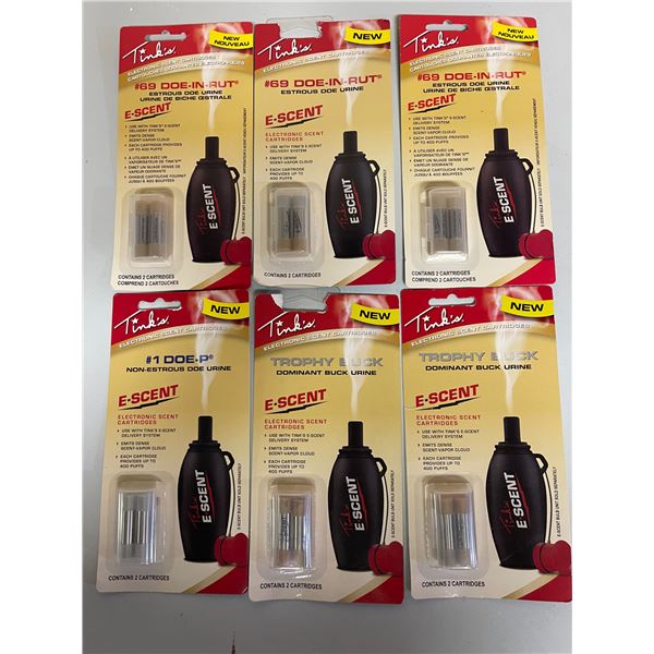 Assorted Tink's E-Scent Electronic Scent Cartridges