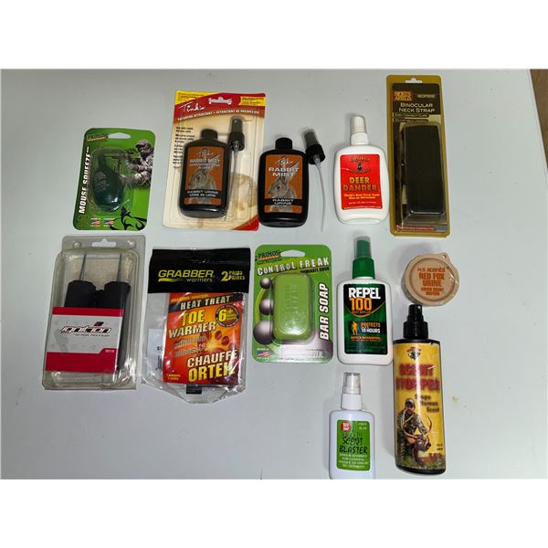 LOT 182 - Assorted Scents, bug sprays and accessories