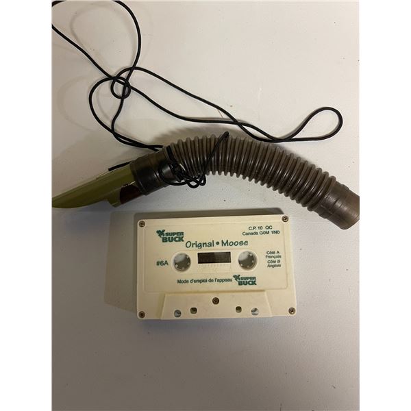 Moose call and Audio tape