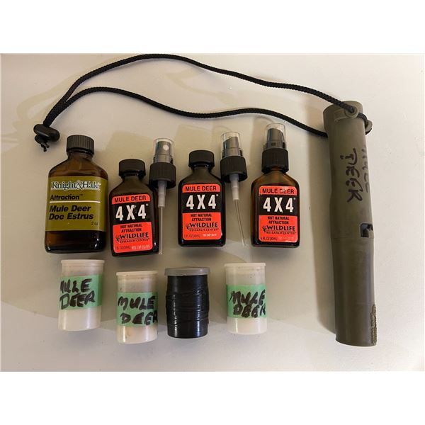 LOT 185 - Mule Deer Scents and call
