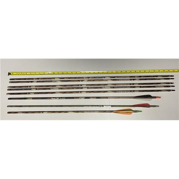 8 Assorted EASTON arrow shafts