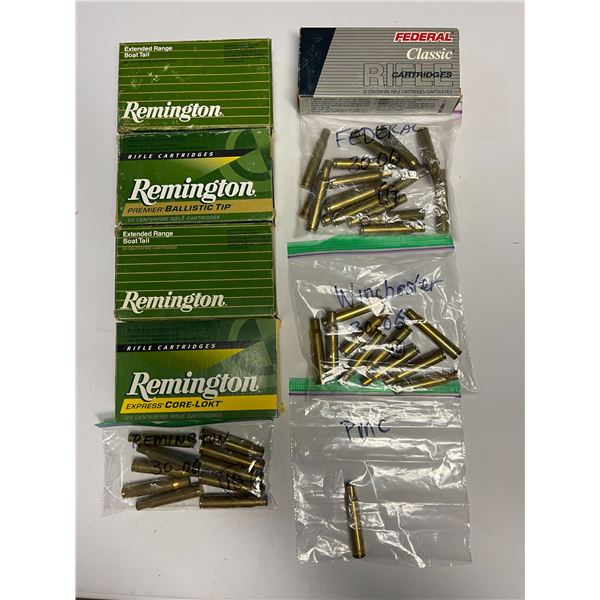 138 Assorted 30-06 SPRG Brass