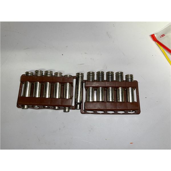 11 pcs Federal 338 Win Mag brass